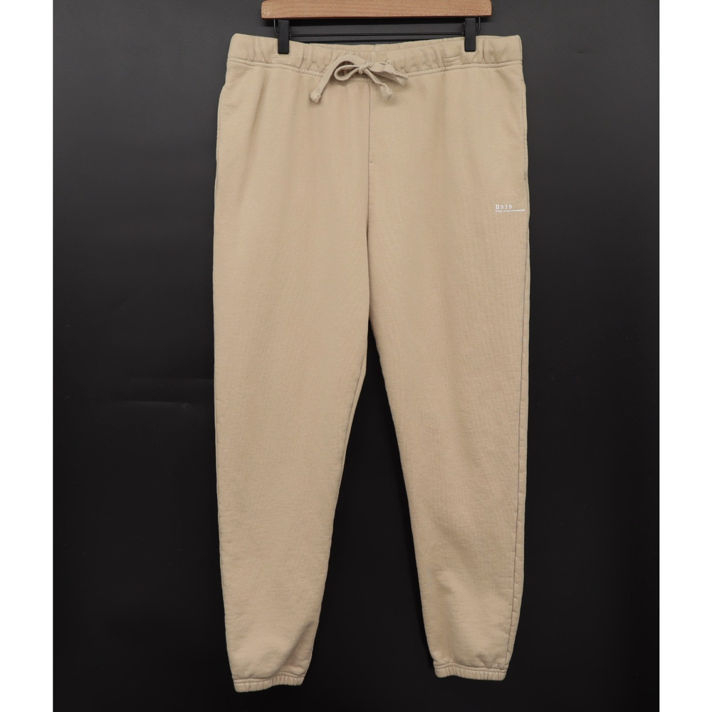 Boggi Milano Men's B939 Cotton Sweatpants Joggers Relaxed Fit Beige Sz XL
